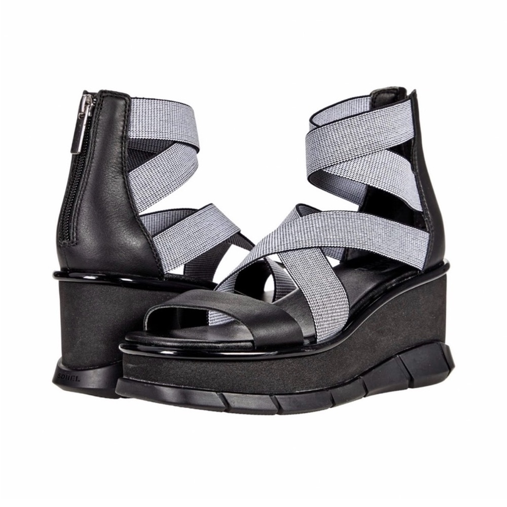 NWT Sorel Joanie III Sport Strap Sandal | Black | Size: 8.5